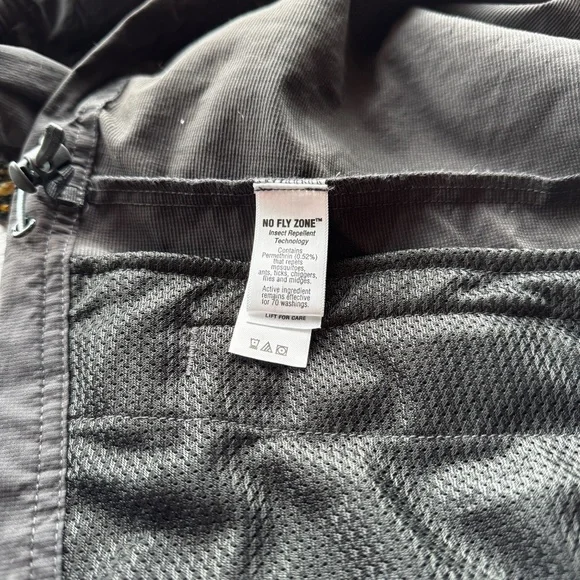 JACKET, NO FLY ZONE insect repellent technology INSECT DEFENCE. CABELA’S 2XLGREY - Picture 5 of 11